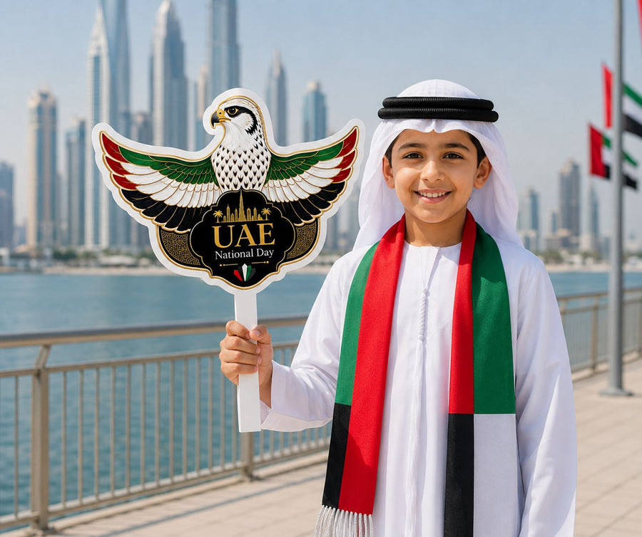 Falcon Wings Handheld Photo Prop for UAE 55th National Day product image