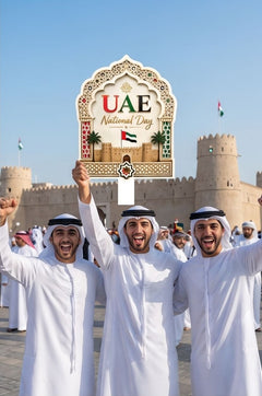 Ornate Heritage Gate Handheld Photo Prop for UAE 55th National Day view 2