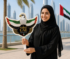 Falcon Wings Handheld Photo Prop for UAE 55th National Day view 2