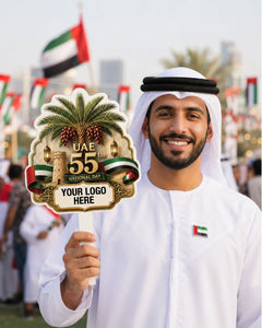Palm & Fortress Branded Photo Prop for UAE 55th National Day view 2
