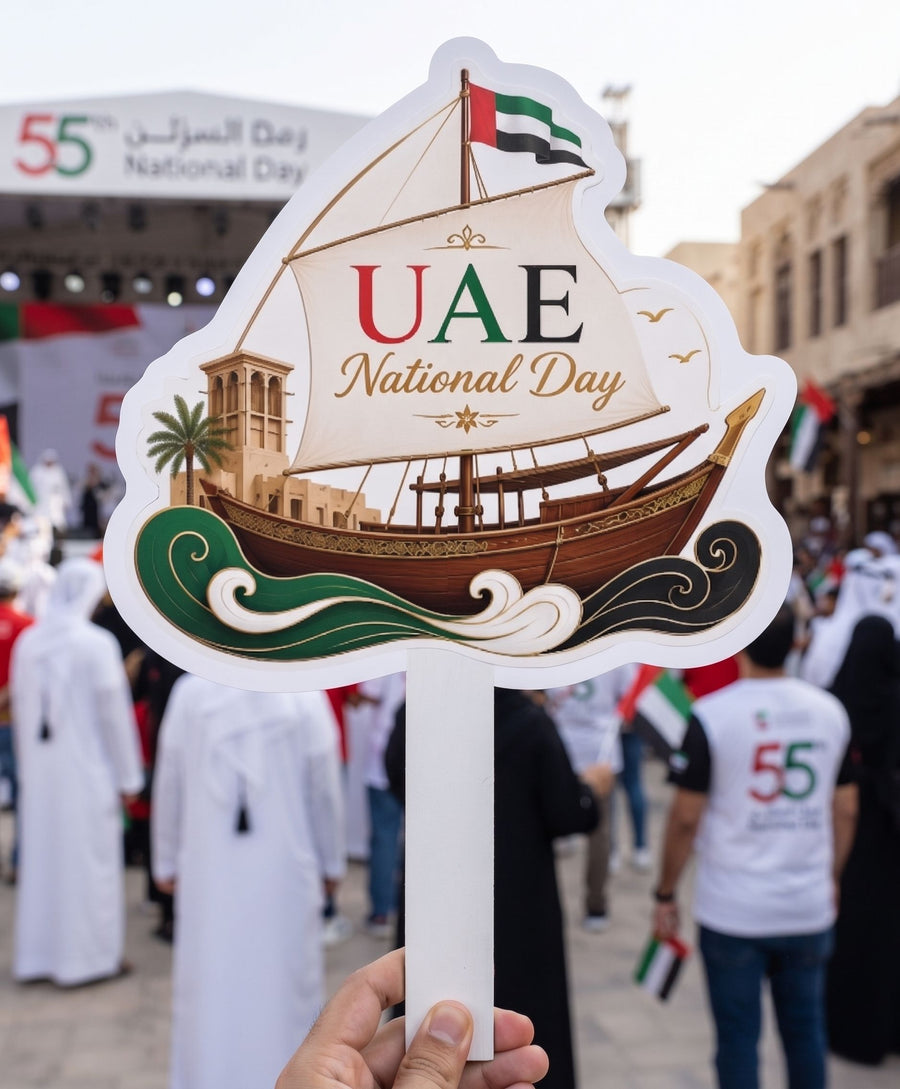 Heritage Dhow Handheld Photo Prop for UAE 55th National Day product image