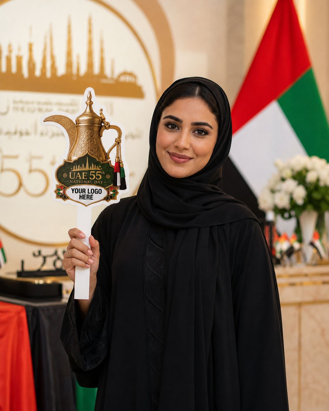 Golden Dallah Branded Photo Prop for UAE 55th National Day product image