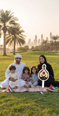 Traditional Oud Handheld Photo Prop for UAE 55th National Day view 3