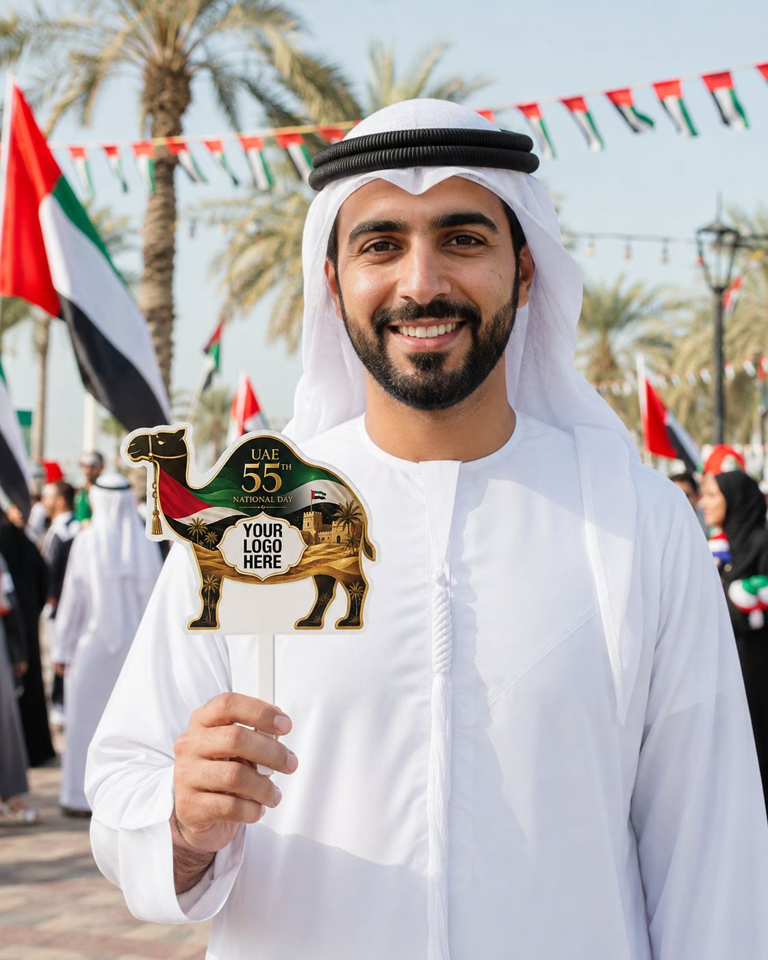 Camel Heritage Branded Photo Prop for UAE 55th National Day product image