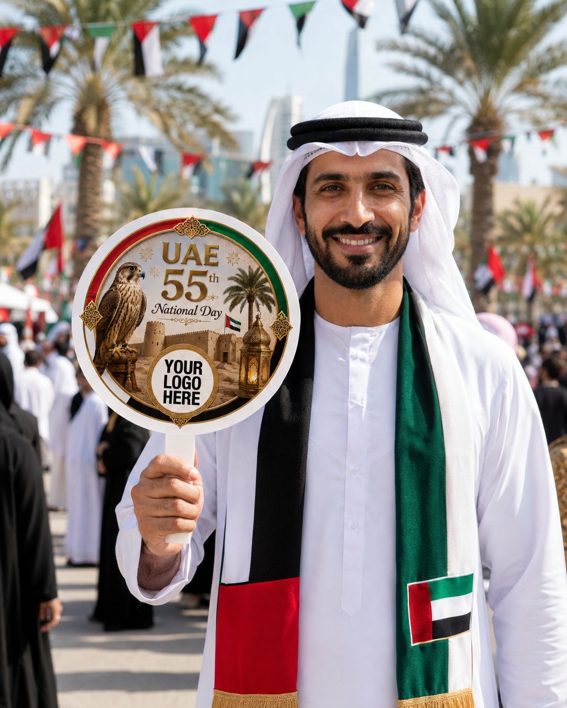Heritage Medallion Branded Photo Prop for UAE 55th National Day product image