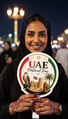 Heritage Medallion Handheld Photo Prop for UAE 55th National Day view 3