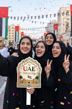 Ornate Heritage Gate Handheld Photo Prop for UAE 55th National Day view 4