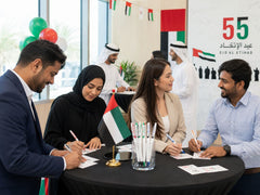 Colour-Accent Ballpoint Pen for UAE 55th National Day view 2
