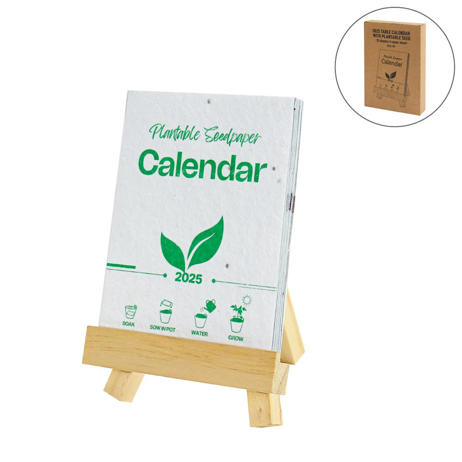 2026 Table Calendars with Plantable Seeds