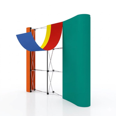 Custom Printed Magnetic Straight Pop Up Stand 4 x 3 with Foldable Structure & Carry Bag – Premium Vinyl Printed Exhibition Backdrop Display | Magnet Panel System for Events, Trade Shows, Retail Promotions & Corporate Branding | Yalla Printing UAE