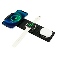 Custom Printed Custom Printed 3-In-1 Foldable Wireless Charger For Mobile, Iwatch And Earbuds | Logo Branding Corporate Gift | UAE Delivery | Yalla Printing UAE