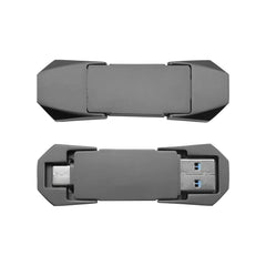 Custom Printed Otg USB Flip In Gun Metal 32Gb V. 3.0 Type C Flip Magnetic Cap - Stainless Steel | Exhibitions, Conferences, Corporate Events | Yalla Printing UAE