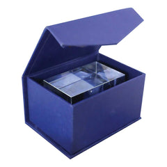 Custom Printed 3D Rectangular Crystal Cube | Corporate Award & Recognition Gift | UAE Delivery | Yalla Printing UAE