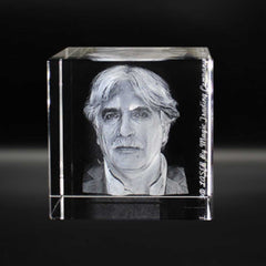 Custom Printed 3D Square Crystals | Corporate Award & Recognition Gift | UAE Delivery | Yalla Printing UAE