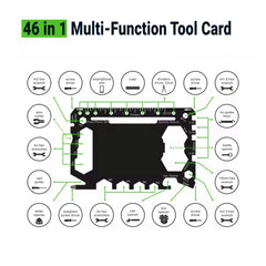 Custom Printed Multi - Functional Tool Card In Pu Leather Pouch | Custom Branded Bag | UAE Delivery | Yalla Printing UAE