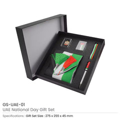 Custom Printed 53Rd National Day Gift Sets In Cardboard Box Gs - UAE - 01 - Cardboard / Corrugated Board | Premium Signage & Display Printing | Free Design Support | Yalla Printing UAE