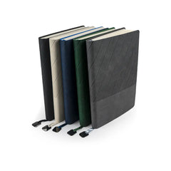 Soft Pu Cover Notebooks In A5 Size With Metal Plate Bookmark | Logo Branding Corporate Gift | UAE Delivery | Yalla Printing UAE