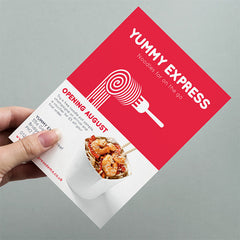 Premium A6 Flyer Printing – Single Side Full Color Flyers | Professional Business Printing | Free Design Support | Yalla Printing UAE