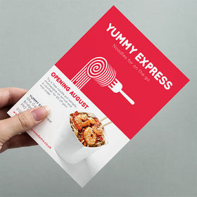 A6 Single-Sided Flyer – Compact, High-Impact Marketing with Premium Full-Color Printing | Custom Design Included | Yalla Printing