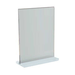 Custom Printed Acrylic Desk Sign Holders In Transparent 8 X 21 CM | Logo Branding Corporate Gift | UAE Delivery | Yalla Printing UAE