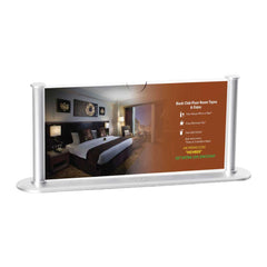 Custom Printed Acrylic Desk Sign Holder | Logo Branding Corporate Gift | UAE Delivery | Yalla Printing UAE