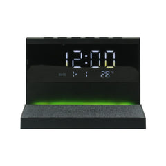 Custom Printed Dorniel Alarm Clock, 15W Wireless Charger And Night Light | Logo Branding Corporate Gift | UAE Delivery | Yalla Printing UAE
