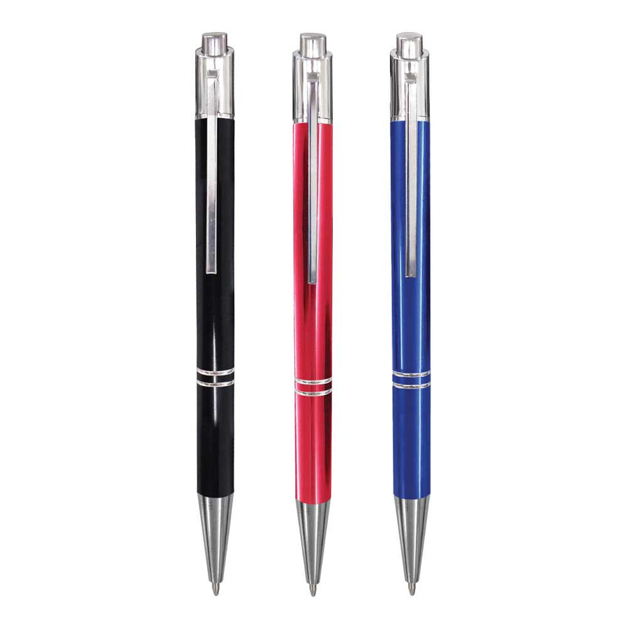 Custom Printed Aluminum Ball Pens | Logo Branding Corporate Gift | UAE Delivery | Yalla Printing UAE
