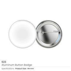 Custom Printed Aluminum Button Badges | Corporate Award & Recognition Gift | UAE Delivery | Yalla Printing UAE