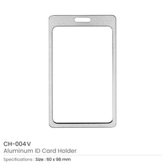 Custom Printed Aluminum Id Card Holders | Logo Branding Corporate Gift | UAE Delivery | Yalla Printing UAE