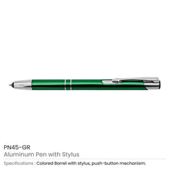 Custom Printed Aluminum Pens With Stylus | Exhibitions, Conferences, Corporate Events | Yalla Printing UAE