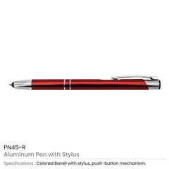 Custom Printed Aluminum Pens With Stylus | Exhibitions, Conferences, Corporate Events | Yalla Printing UAE