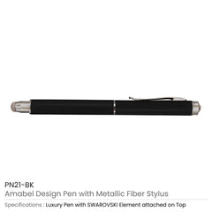 Custom Printed Amabel Design Stylus Metal Pens | Logo Branding Corporate Gift | UAE Delivery | Yalla Printing UAE