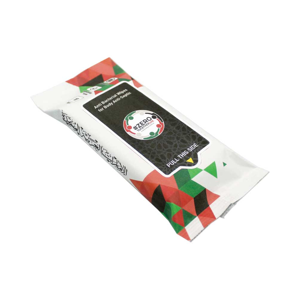 Custom Printed Anti - Bacterial Wipes | Logo Branding Corporate Gift | UAE Delivery | Yalla Printing UAE