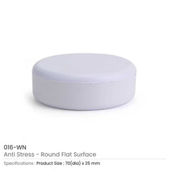 Custom Printed Anti Stress Round Flat Surface | Logo Branding Corporate Gift | UAE Delivery | Yalla Printing UAE