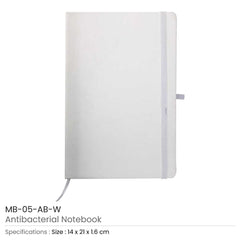 Custom Printed Antibacterial Notebooks | Logo Branding Corporate Gift | UAE Delivery | Yalla Printing UAE