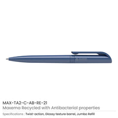 Antibacterial Recycled Pen | Logo Printed Business Gift – Yalla Printing UAE