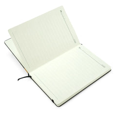 Arabic Bisht Style Notebooks — A5 Hard Cover With Elastic Band, Bookmark & Pen Holder | Logo Branding Corporate Gift | UAE Delivery | Yalla Printing UAE