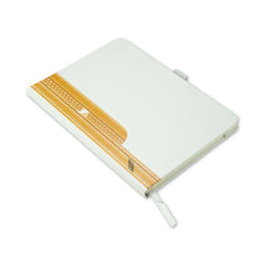 Arabic Bisht Style Notebooks — A5 Hard Cover With Elastic Band, Bookmark & Pen Holder | Logo Branding Corporate Gift | UAE Delivery | Yalla Printing UAE