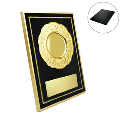 Aluminum Award Plaque A3 Size with Stand & Gold Plate in Presentation Box | Restaurant & Takeaway Branding – Yalla Printing UAE