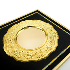 Aluminum Award Plaque A3 Size with Stand & Gold Plate in Presentation Box | Restaurant & Takeaway Branding – Yalla Printing UAE