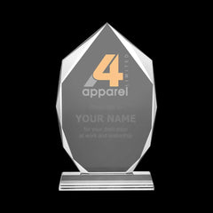 Custom Printed Wide Flame Crystal Awards | Custom Packaging Printing | Free Design Support | Yalla Printing UAE