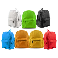 Custom Printed Promotional Backpacks with 2 Zipper Compartments | Logo Branding Corporate Gift | UAE Delivery | Yalla Printing UAE