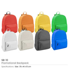 Custom Printed Promotional Backpacks - Premium Polyester Fabric | Exhibitions, Conferences, Corporate Events | Yalla Printing UAE