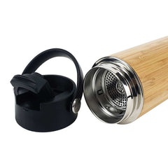 Bamboo Flask with Tea Infuser – Yalla Printing UAE