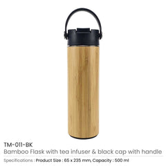 Bamboo Flask with Tea Infuser – Yalla Printing UAE