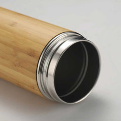 Bamboo Flask with Temperature Display – Yalla Printing UAE