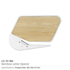 Custom Printed Bamboo Letter Opener - Bamboo | Custom Packaging Printing | Free Design Support | Yalla Printing UAE