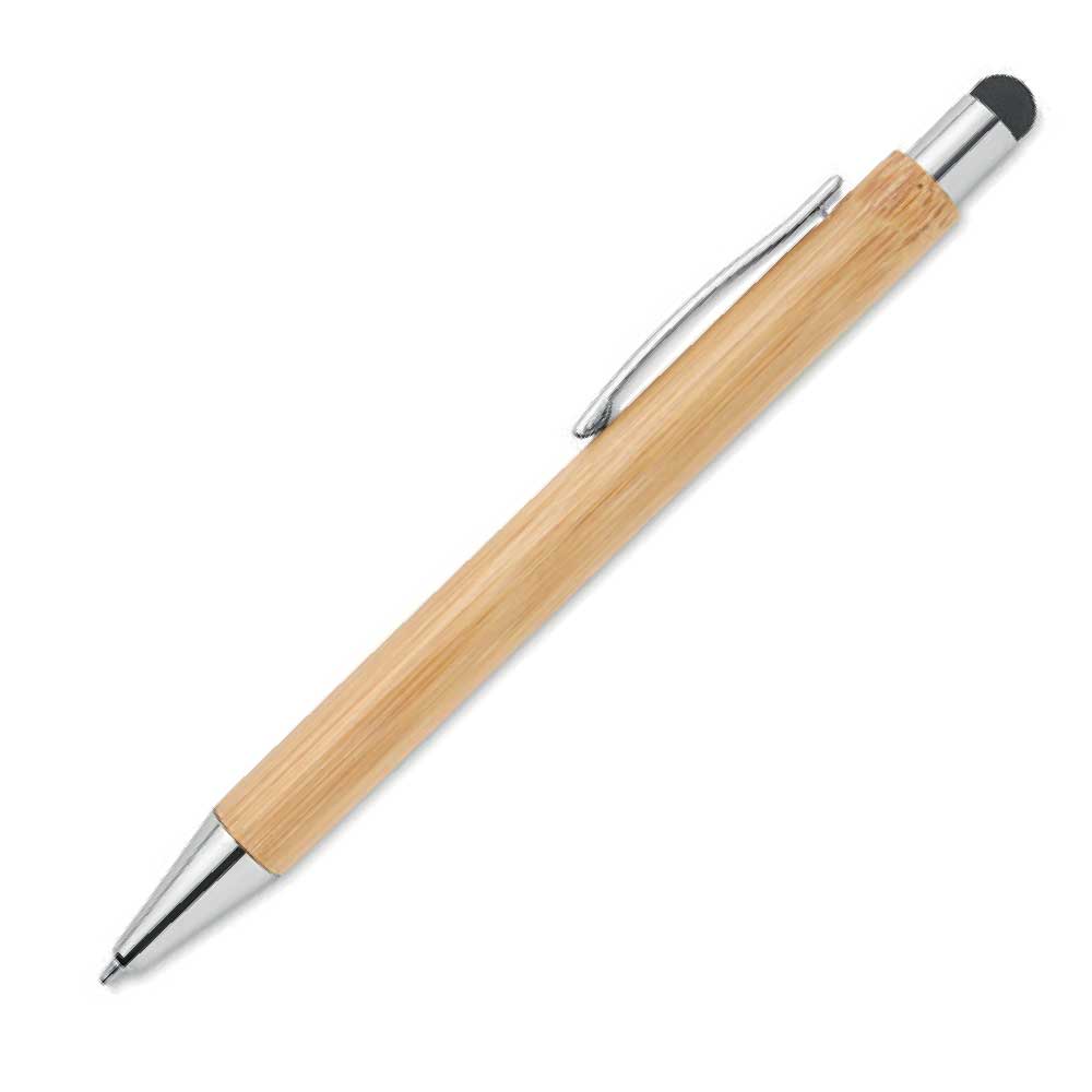 Bamboo Pen with Stylus | Logo Printed Business Gift – Yalla Printing UAE