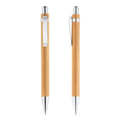 Custom Printed Bamboo Pens - Bamboo | Logo Branding Corporate Gift | UAE Delivery | Yalla Printing UAE