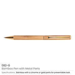 Custom Printed Promotional Bamboo Pens | Exhibitions, Conferences, Corporate Events | Yalla Printing UAE